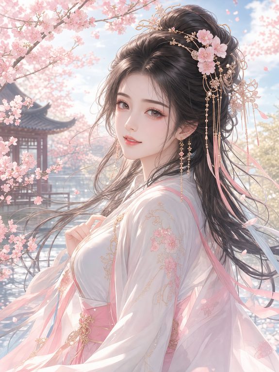 少妇美少女写真动漫风格